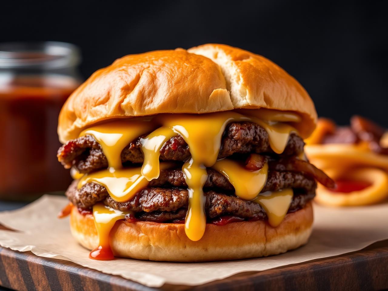 Double Smash Cheese Burger